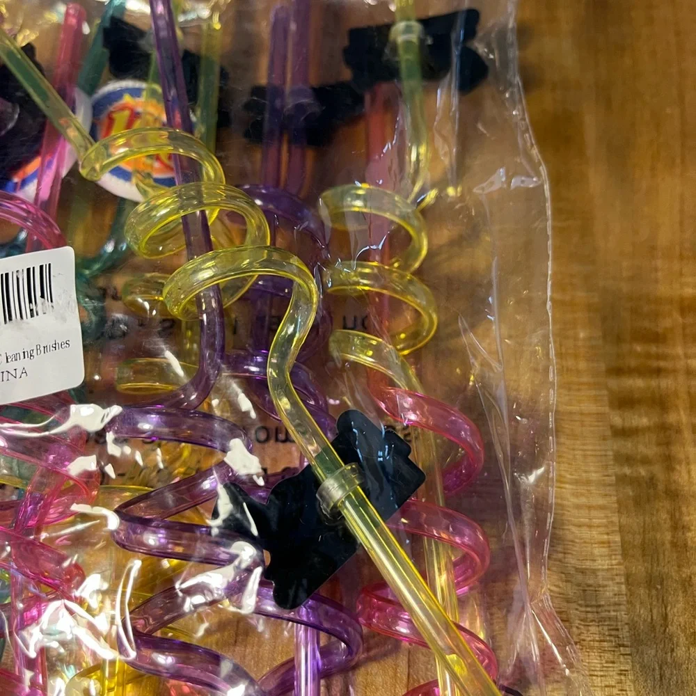 Nerf Colorful Spiral Straws Set of 25